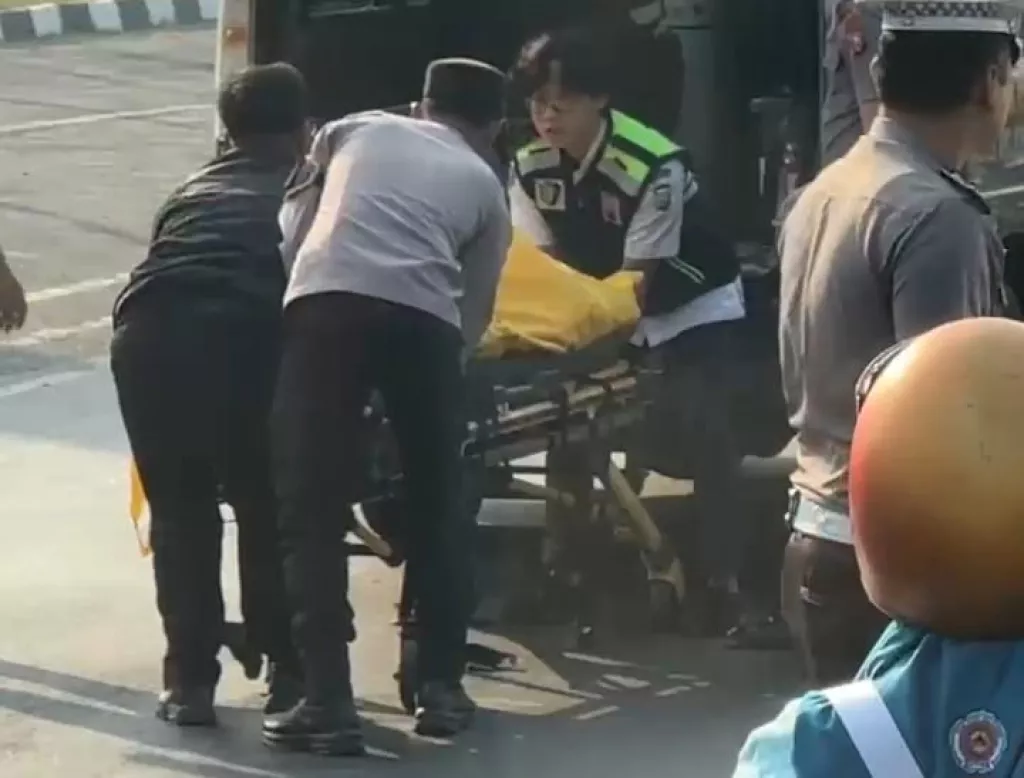 Kecelakaan Beruntun di Depan Polres Mojokerto, Satu Pemotor Tewas