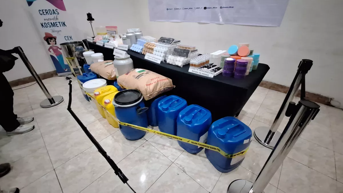 150 Produk Pabrik Kosmetik Ilegal di Mojokerto Mengandung Bahan Berbahaya, BPOM RI: Bisa Kanker