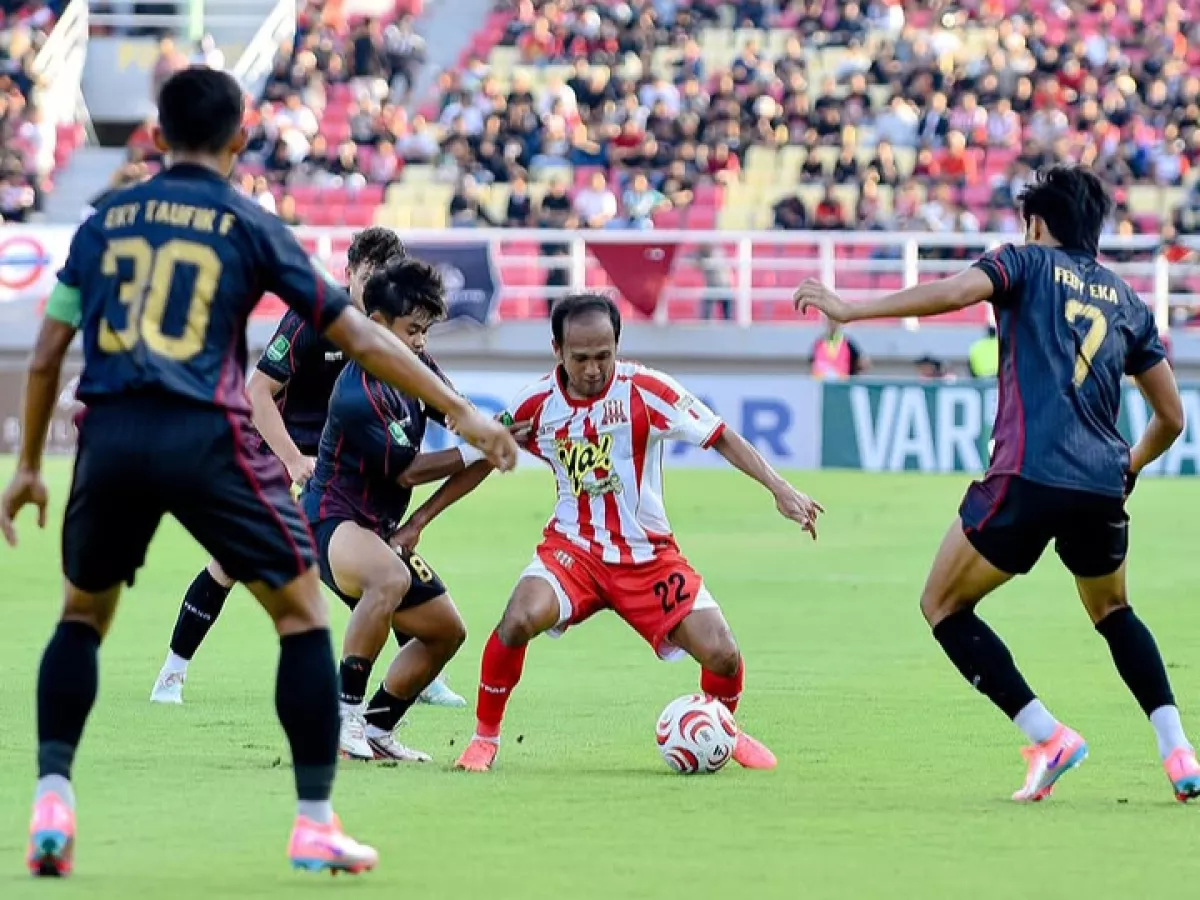 Dramatis! Bermain 10 Pemain, Deltras FC Ditahan Imbang Persis Solo 3-3