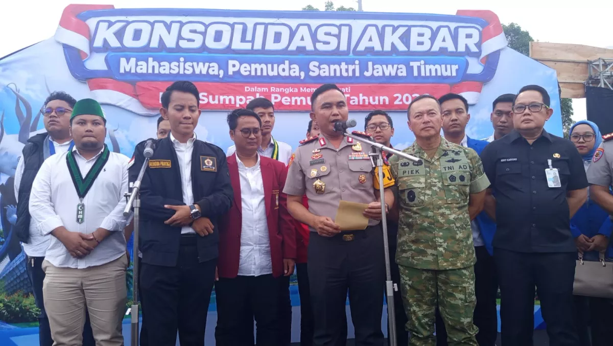 Jaga Kondusifitas, Polda Jatim Rangkul Ribuan Mahasiswa hingga Santri