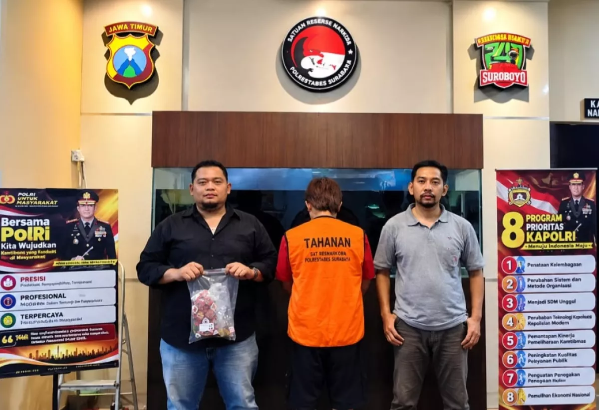 Pengedar Sabu di Bogen Surabaya Sudah Tertangkap, Ini Namanya