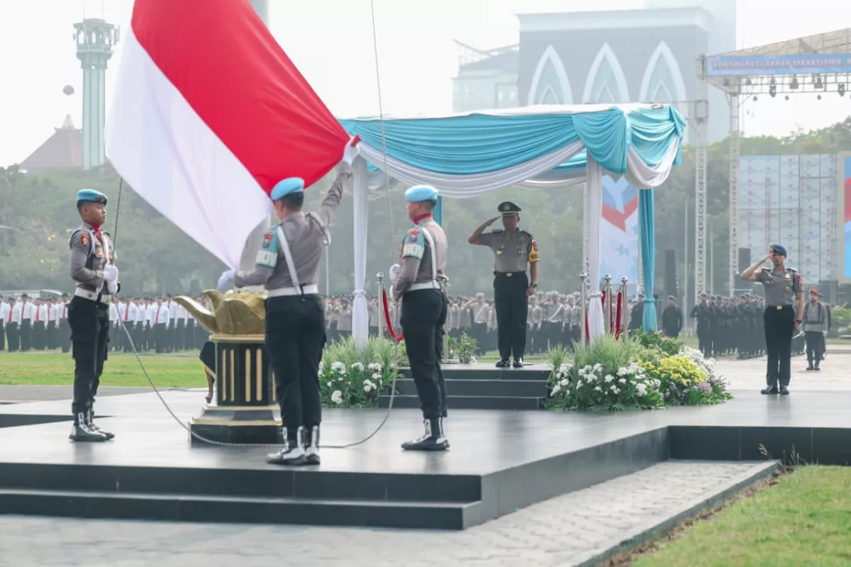 Hari Sumpah Pemuda ke-98, Polda Jatim Gaungkan Patriotik, Gigih, Berempati