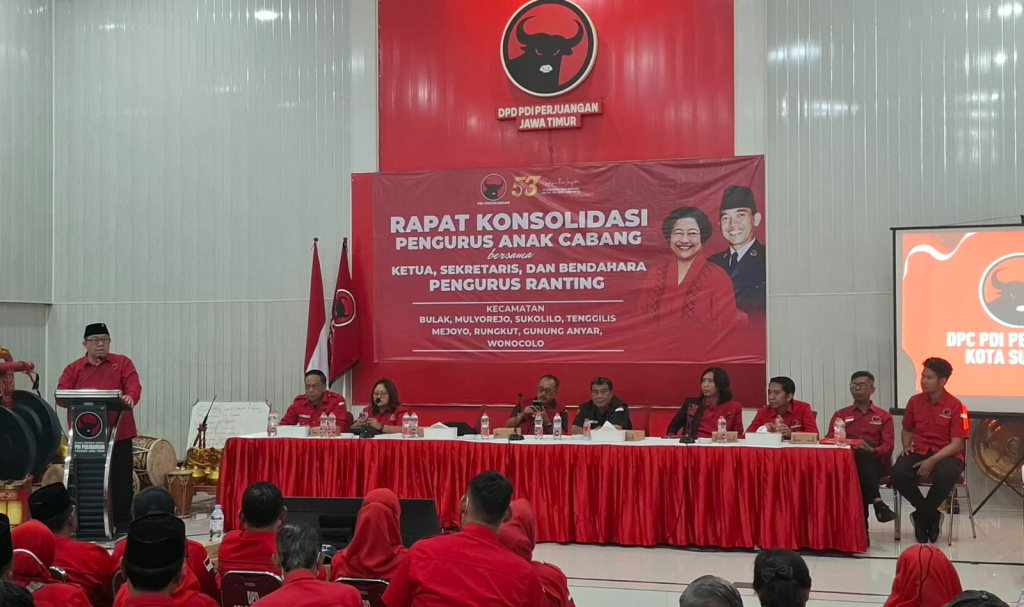 Jalannya konsolidasi PAC PDIP Dapil 3 Surabaya