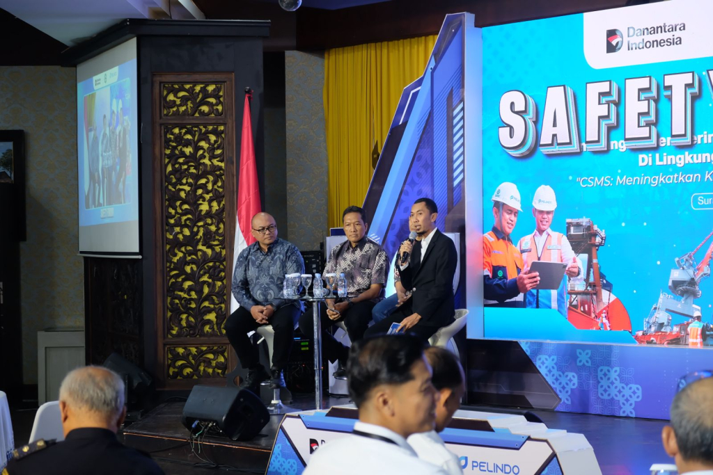PT Pelabuhan Indonesia (Persero) Regional 3 menggelar Safety Forum K3 dalam rangka memperingati Bulan Keselamatan dan Kesehatan Kerja (K3) Nasional Tahun 2026. (Dok. Pelindo Regional 3).