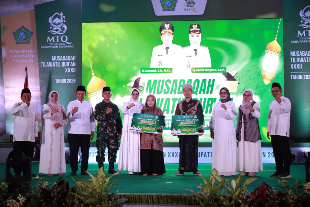 MTQ ke-32 Kabupaten Sidoarjo Resmi Ditutup, Berikut Daftar Juaranya