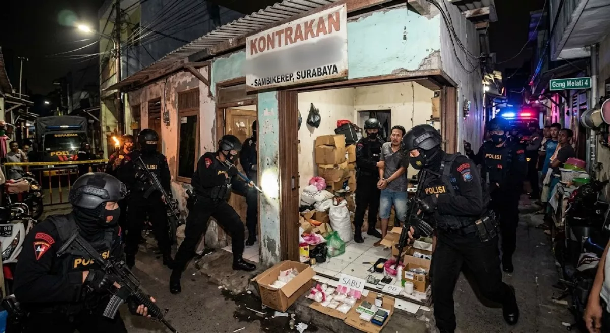 Cerita Pemuda Lamongan Sulap Kamar di Sambikerep Surabaya jadi Gudang Transit Sabu