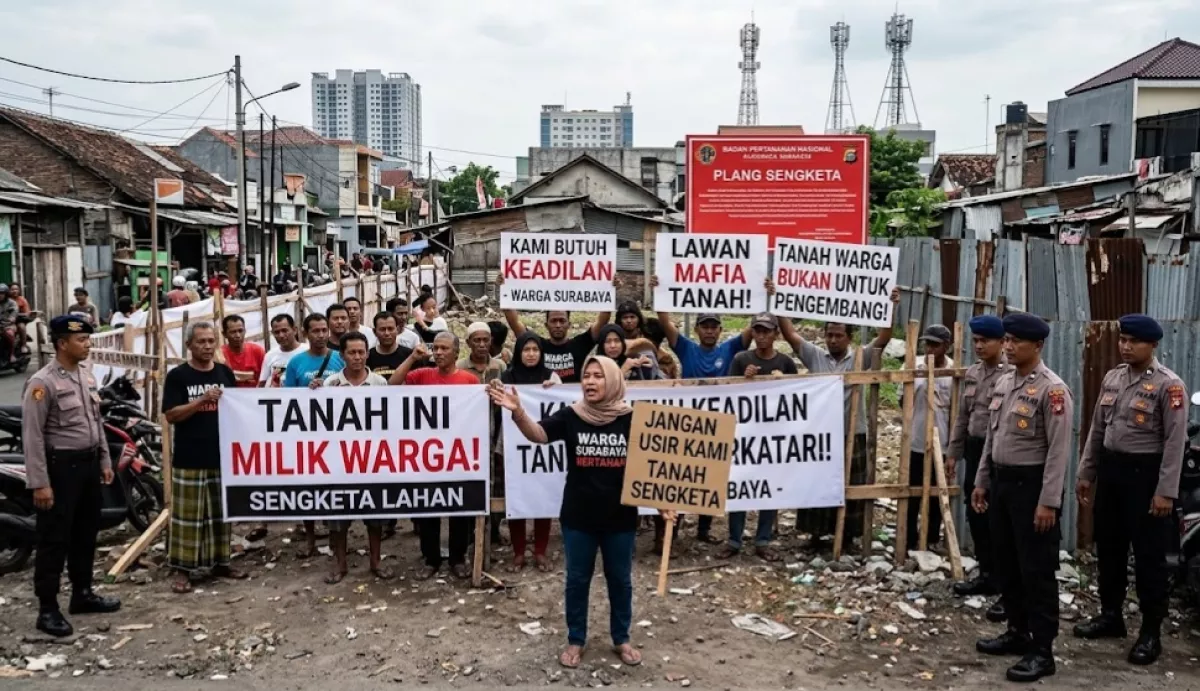 Sederet Fakta Baru Kasus Sengketa Lahan Kalisari Surabaya