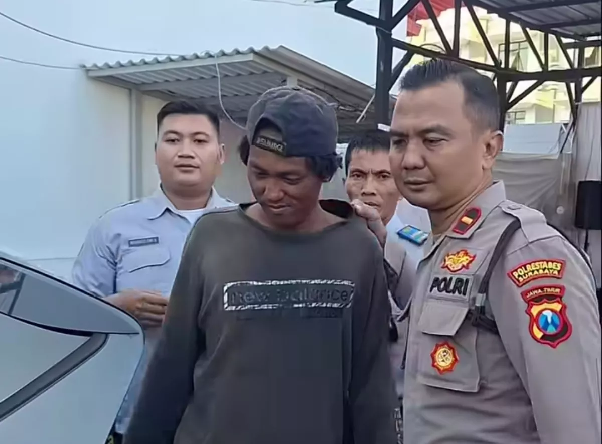 Jukir Liar yang Keroyok Pengendara Mobil di Surabaya Diamankan, Ini Tampangnya