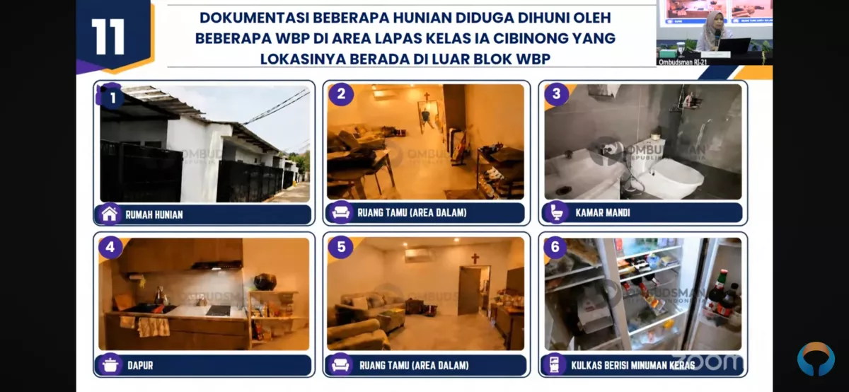 Ombudsman RI Sidak Lapas Cibinong, Temukan Kamar Mewah Berstandar Apartemen