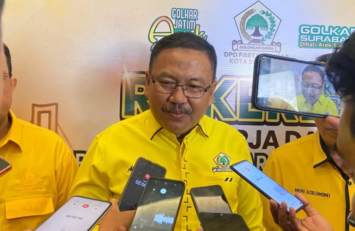 Ditanya Peluang Eri Cahyadi, Ketua Golkar Jatim Malah Spil Nama Blegur untuk Pilgub 2029