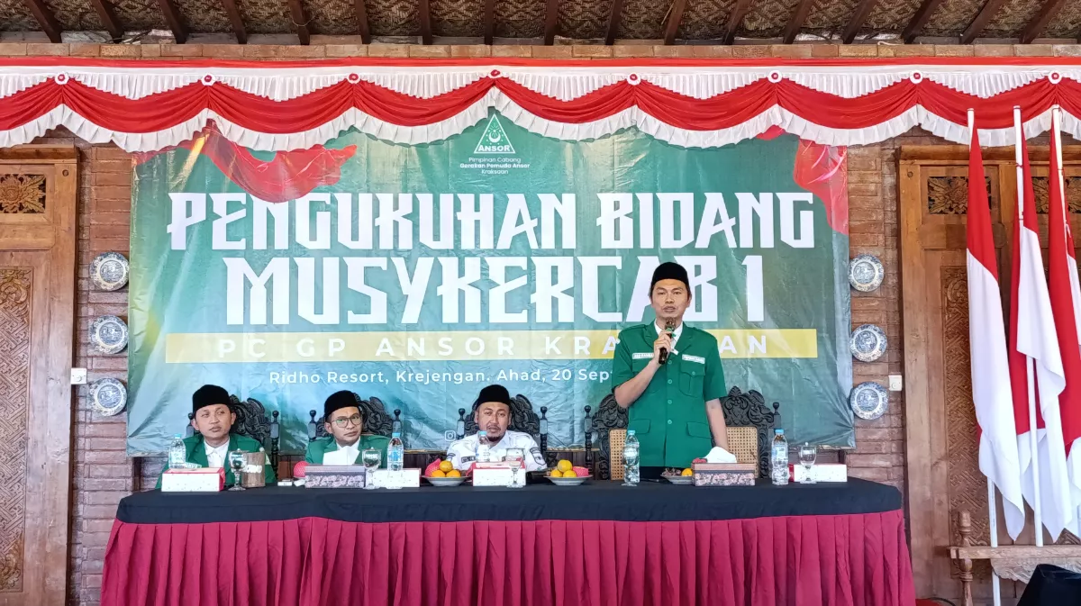 Pengukuhan dan Muskercab I, PC GP Ansor Kraksaan Minta Pengurus Eksis dan Ayomi Masyarakat