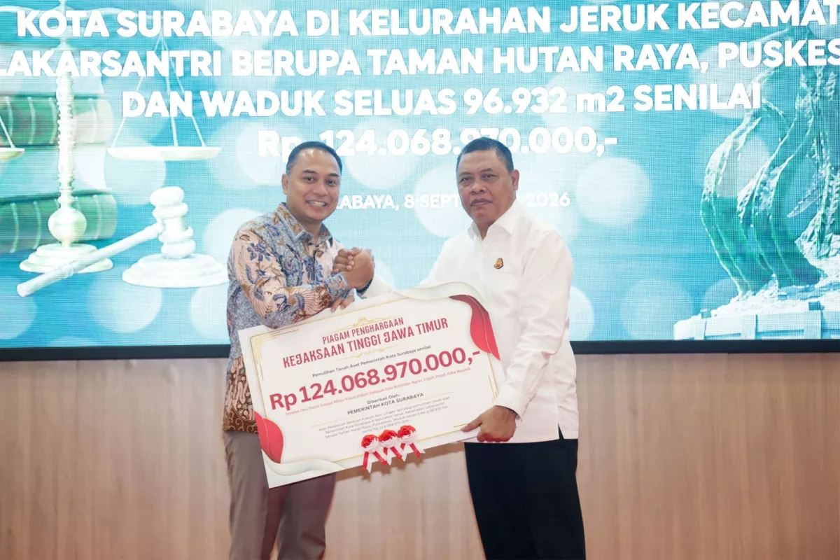 Pemkot Surabaya Selamatkan Aset Rp124 Miliar di Lakarsantri, Siap Dongkrak Ekonomi Warga