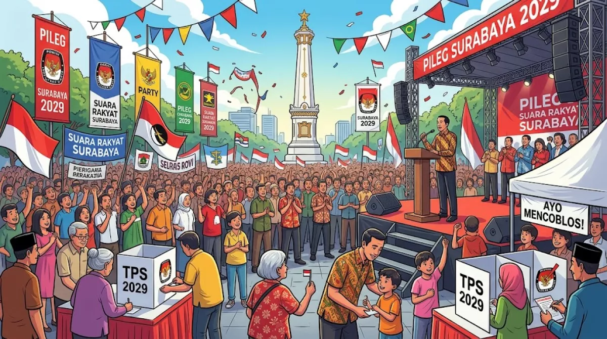 Penduduk Surabaya Tembus 3 Juta, Dapil dan Kursi DPRD Berpeluang Dirombak