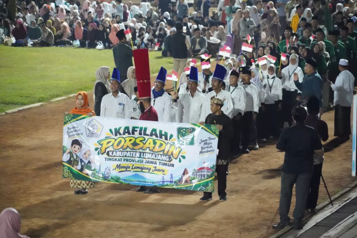 Ribuan Santri Adu Bakat dalam PORSADIN VII Jatim di Lumajang