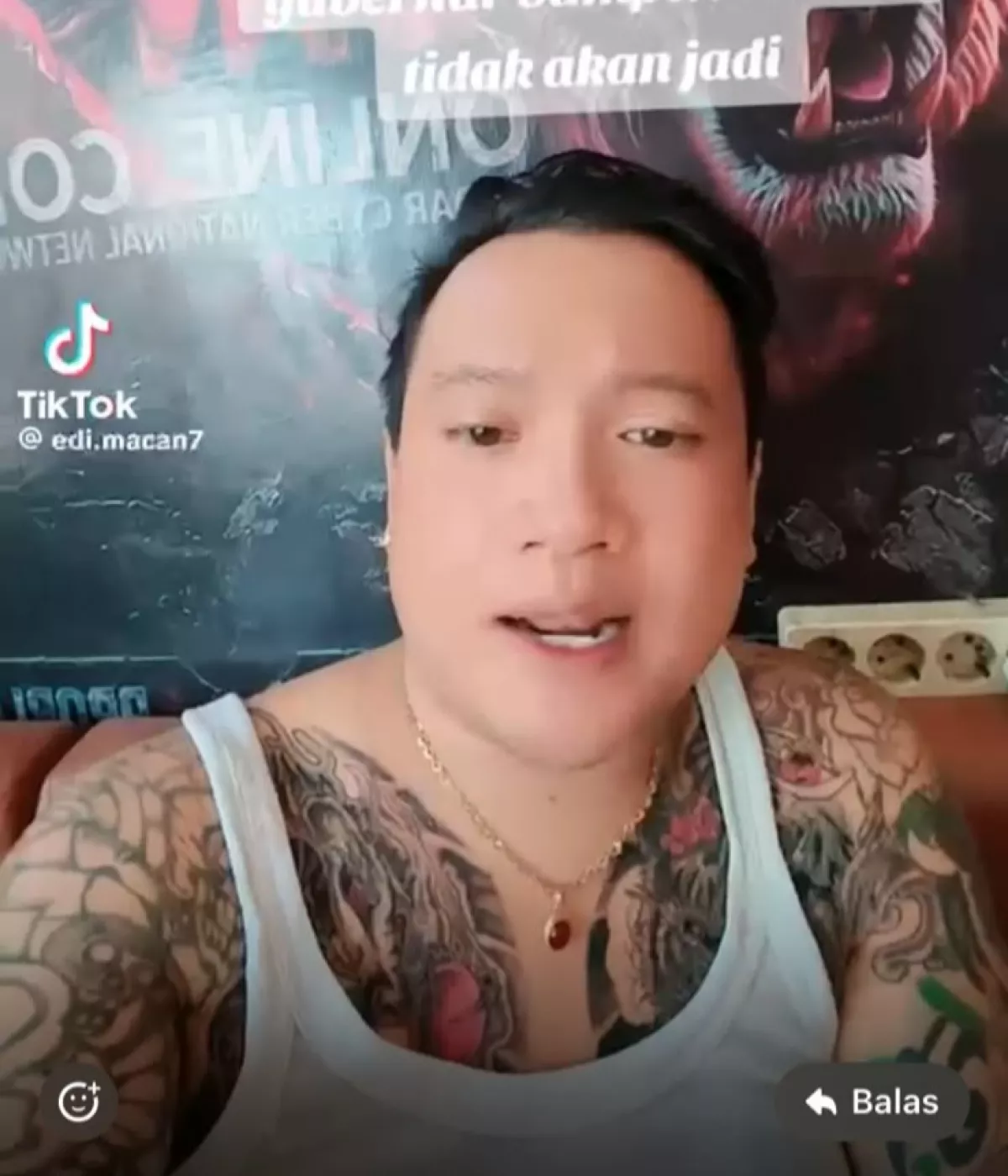 Lhuk, Pria Bertato di TikTok Ini Tantang Wali Kota Surabaya Eri Cahyadi 