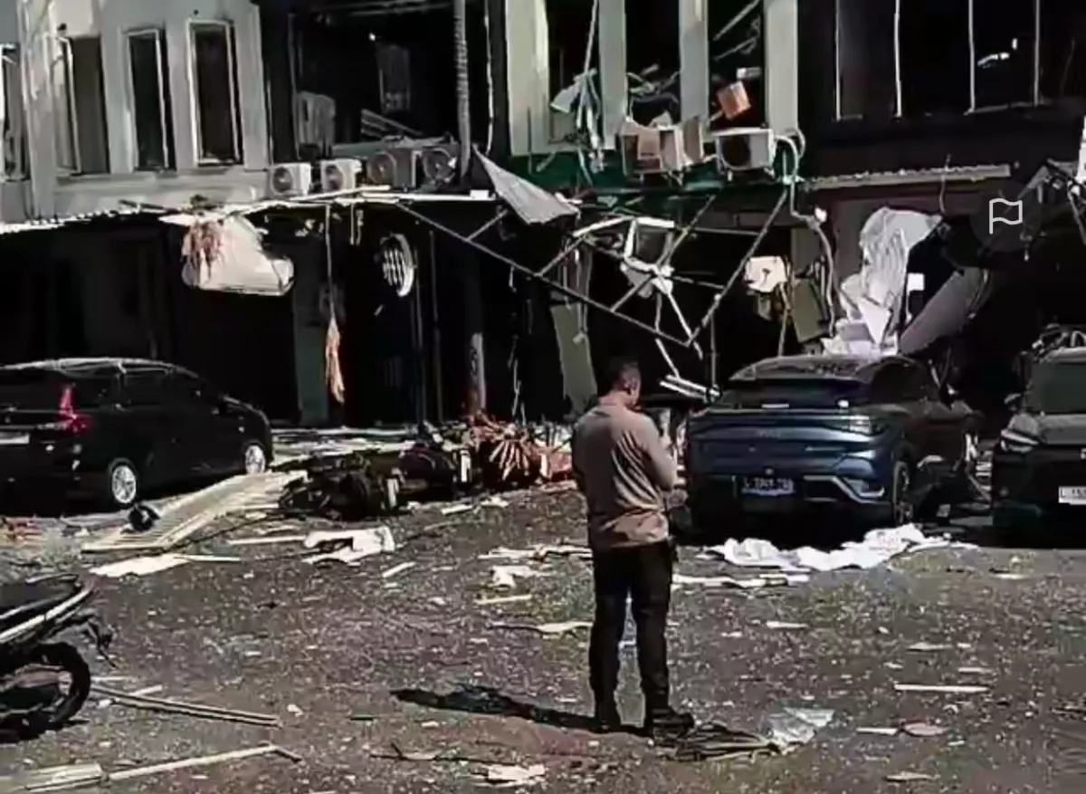 Info Awal Ledakan Keras di Ruko Pakuwon City Surabaya