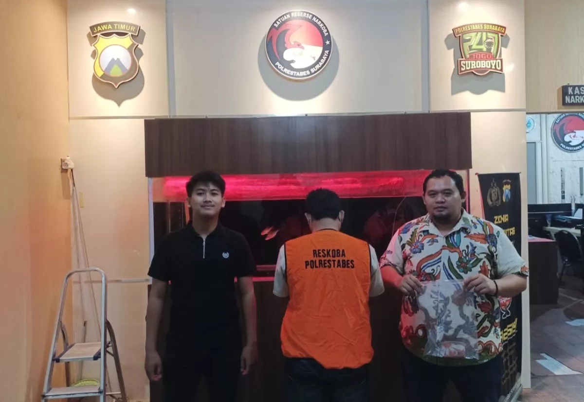 Pengedar Sabu Dupak Timur Surabaya Sudah Tertangkap, Ini Identitasnya