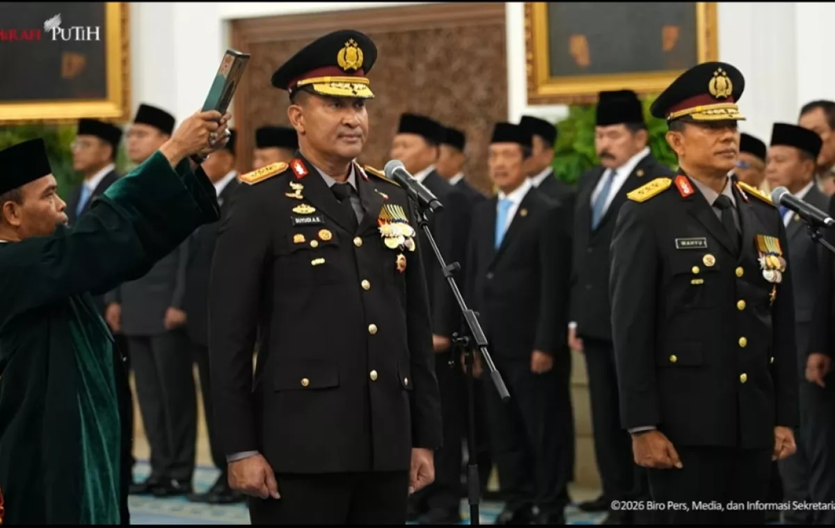 Suyudi Ario Seto Resmi Jadi Kapolri