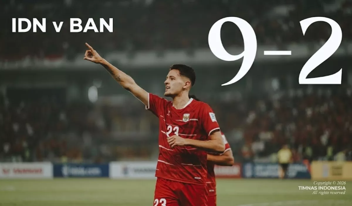 Timnas Indonesia Bantai Bangladesh 9-2, Lolos ke Final FIFA ASEAN Cup 2026
