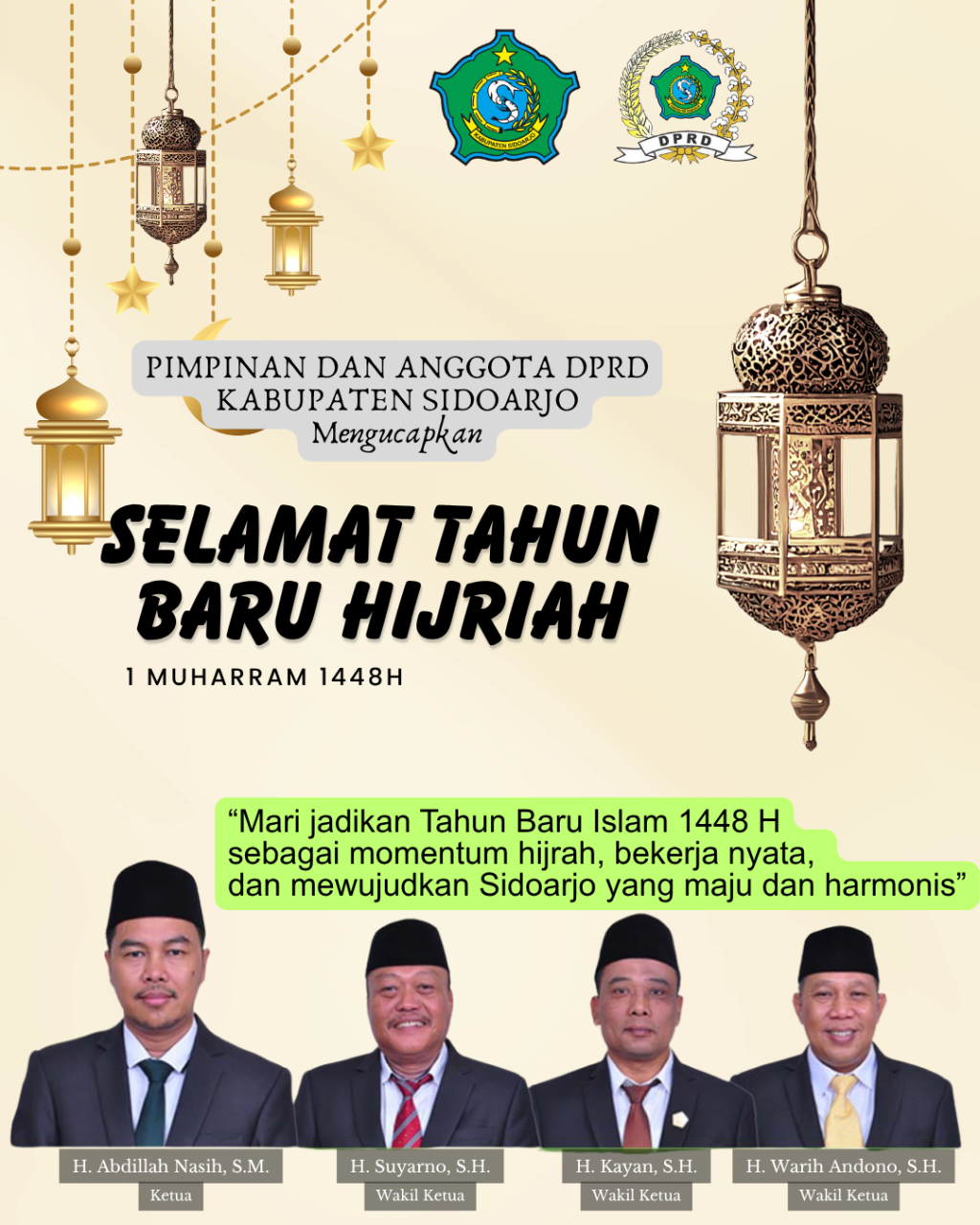 Advertise - 1 Muharram 1448H DPRD Sidoarjo