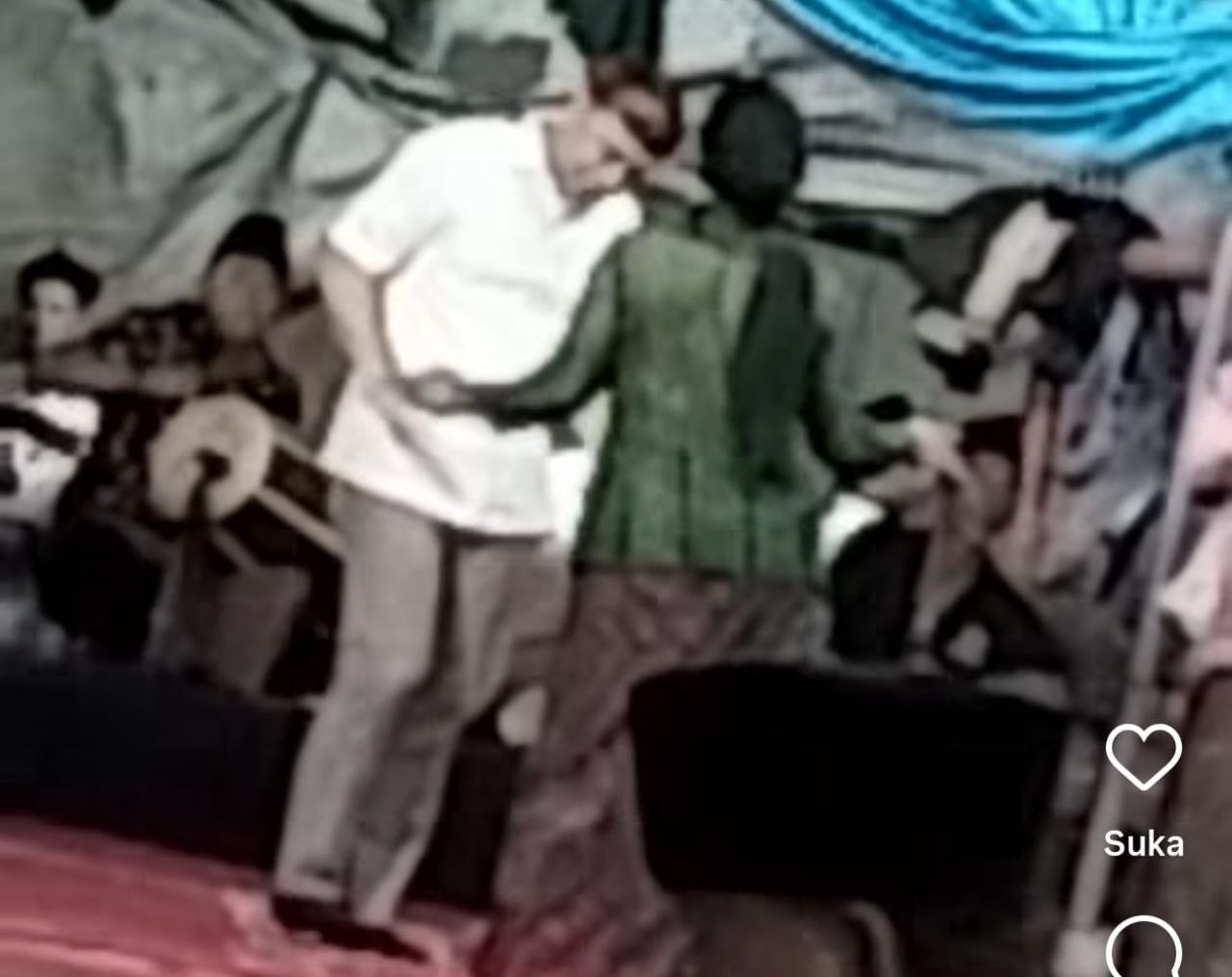 Tangkap layar video dari unggahan akun Instagram @thisissuroboyo