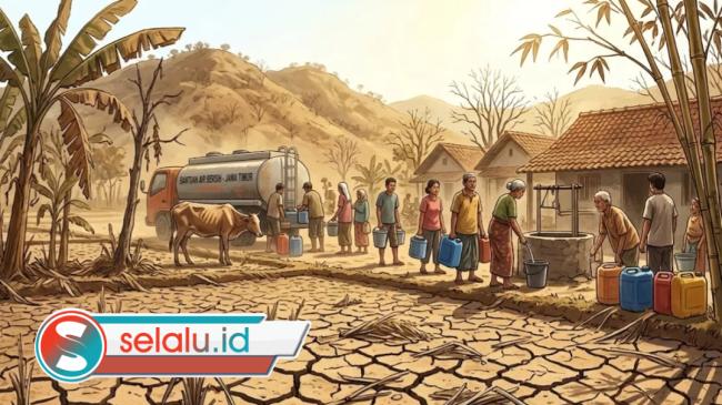 Ancaman Kekeringan Ekstrem Meluas di Jawa Timur, Peluang Ada Hujan Tipis
